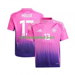 Duitsland Voetbalshirt Thomas Muller 13 Heren Uit Tenue Euro 2024 Korte Mouw