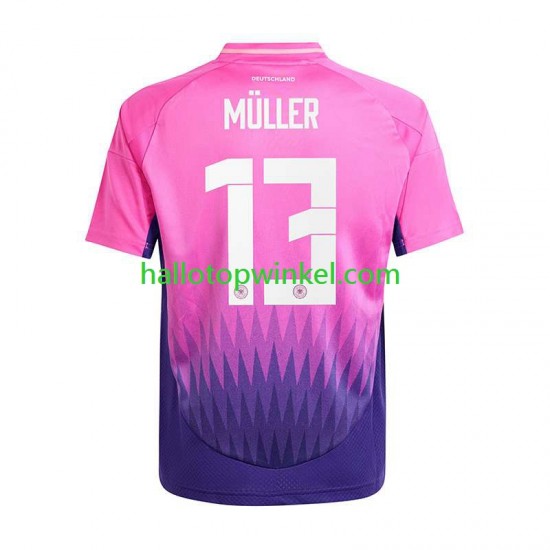 Duitsland Voetbalshirt Thomas Muller 13 Heren Uit Tenue Euro 2024 Korte Mouw