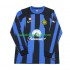 Inter Milan Voetbalshirt Heren Thuis Tenue 2023-2024 Lange Mouw
