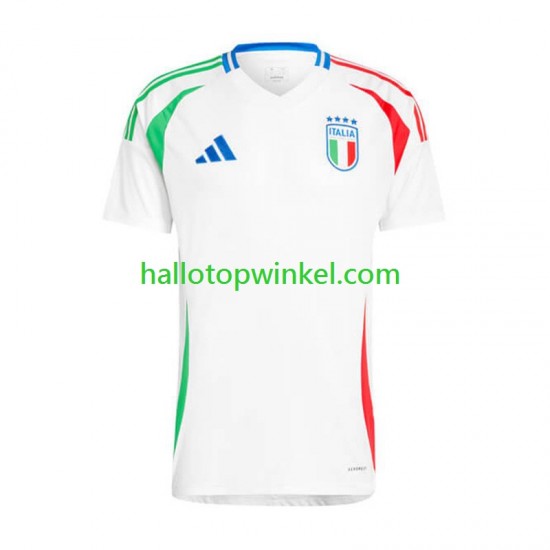 Italië Voetbalshirt Heren Uit Tenue Euro 2024 Korte Mouw