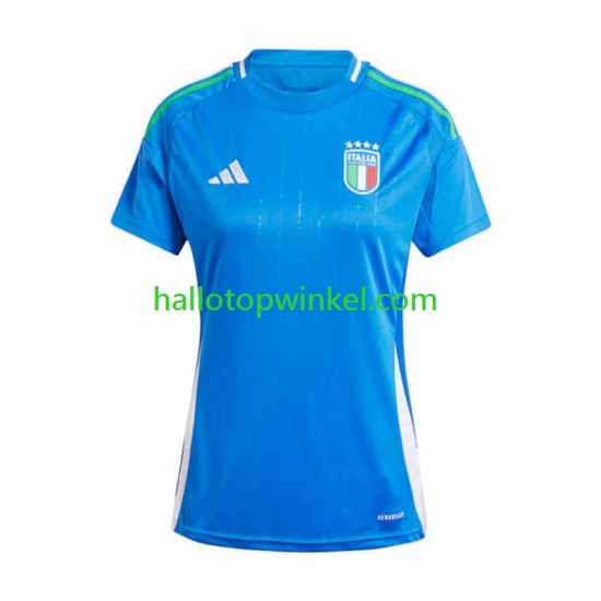Italië Voetbalshirt Dames Thuis Tenue Euro 2024 Korte Mouw