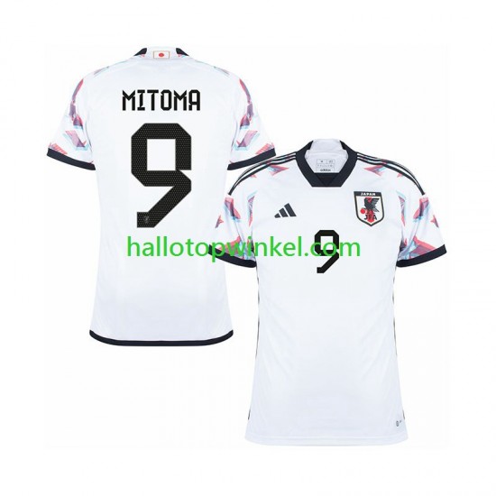 Japan Voetbalshirt MITOMA 9 Heren Uit Tenue WK 2022 Korte Mouw
