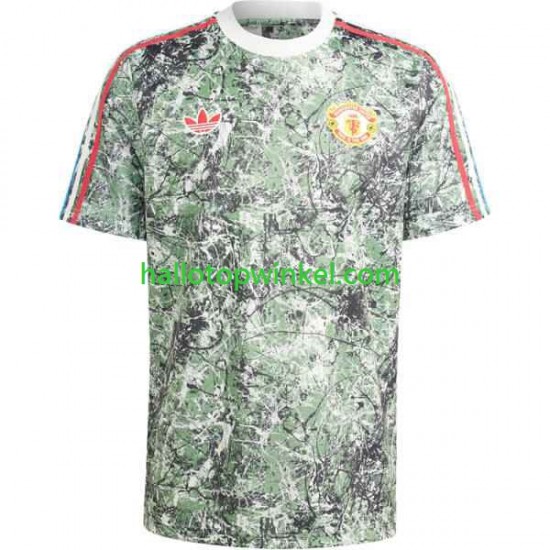 Manchester United Voetbalshirt Stone Roses Heren Thuis Tenue 2023-2024 Korte Mouw