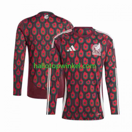 Mexico Voetbalshirt Copa America 2024  Heren Thuis Tenue  Lange Mouw