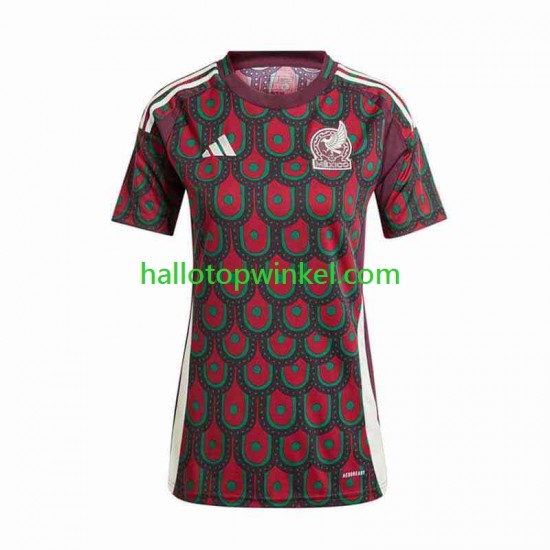 Mexico Voetbalshirt Copa America 2024  Dames Thuis Tenue  Korte Mouw