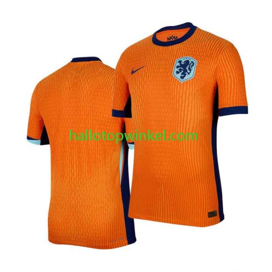 Nederland Voetbalshirt Heren Thuis Tenue Euro 2024 Korte Mouw