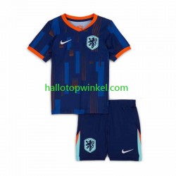 Nederland Voetbalshirt Kleuters/Kids Uit Tenue Euro 2024 Korte Mouw