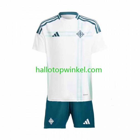 Noord-Ierland Voetbalshirt Kleuters/Kids Uit Tenue 2024 Korte Mouw