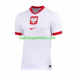 Polen Voetbalshirt Heren Thuis Tenue 2024 Korte Mouw