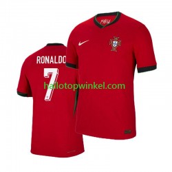 Portugal Voetbalshirt Cristiano Ronaldo 7 Heren Thuis Tenue Euro 2024 Korte Mouw