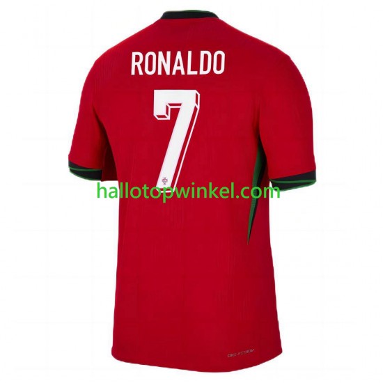 Portugal Voetbalshirt Cristiano Ronaldo 7 Heren Thuis Tenue Euro 2024 Korte Mouw