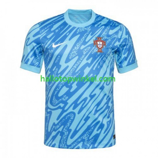 Portugal Voetbalshirt Doelman Heren Derde Tenue Euro 2024 Korte Mouw