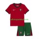 Portugal Voetbalshirt Kleuters/Kids Thuis Tenue Euro 2024 Korte Mouw