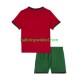 Portugal Voetbalshirt Kleuters/Kids Thuis Tenue Euro 2024 Korte Mouw