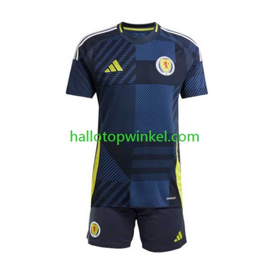 Schotland Voetbalshirt Kleuters/Kids Thuis Tenue Euro 2024 Korte Mouw