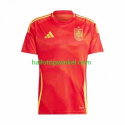 Spanje Voetbalshirt Heren Thuis Tenue Euro 2024 Korte Mouw