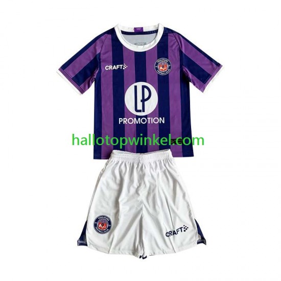 Voetbalshirt Toulouse Kleuters/Kids Uit Tenue 2023-2024 Korte Mouw