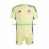 Wales Voetbalshirt Kleuters/Kids Uit Tenue 2024 Korte Mouw