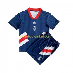AFC Ajax Voetbalshirt Icon Retro Kleuters/Kids Thuis Tenue 2022-2023 Korte Mouw
