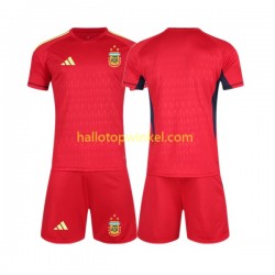 Argentinië Voetbalshirt Doelman Kleuters/Kids Uit Tenue WK 2022 Korte Mouw