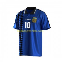Argentinië Voetbalshirt Maradona 10 Retro Heren Uit Tenue 1994 Korte Mouw