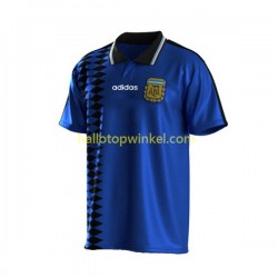 Argentinië Voetbalshirt Retro Heren Uit Tenue 1994 Korte Mouw