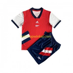 Arsenal Voetbalshirt Icon Retro Kleuters/Kids Thuis Tenue 2022-2023 Korte Mouw