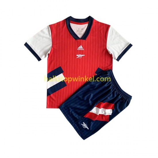 Arsenal Voetbalshirt Icon Retro Kleuters/Kids Thuis Tenue 2022-2023 Korte Mouw
