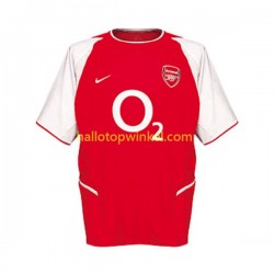 Arsenal Voetbalshirt 2002 Retro Heren Thuis Tenue Korte Mouw