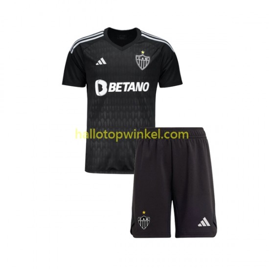 Atletico Mineiro Voetbalshirt Doelman Kleuters/Kids Thuis Tenue 2023 Korte Mouw