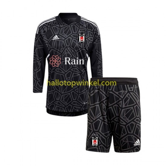Besiktas Voetbalshirt Doelman Kleuters/Kids Uit Tenue 2022-2023 Lange Mouw