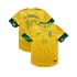 Brazilië Voetbalshirt RONALDINHO 10 2012 Retro Heren Thuis Tenue Korte Mouw
