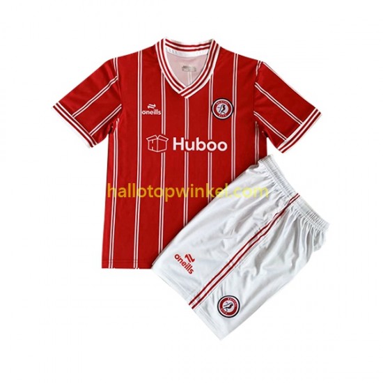 Bristol City Voetbalshirt Kleuters/Kids Thuis Tenue 2023-2024 Korte Mouw