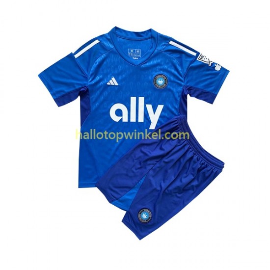 Charlotte FC Voetbalshirt Doelman Kleuters/Kids Uit Tenue 2023 Korte Mouw