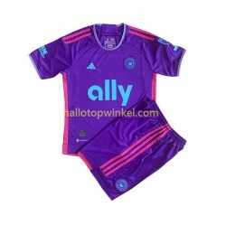 Charlotte FC Voetbalshirt Kleuters/Kids Uit Tenue 2023 Korte Mouw