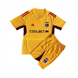 Colo-Colo Voetbalshirt Doelman Kleuters/Kids Thuis Tenue 2023 Korte Mouw