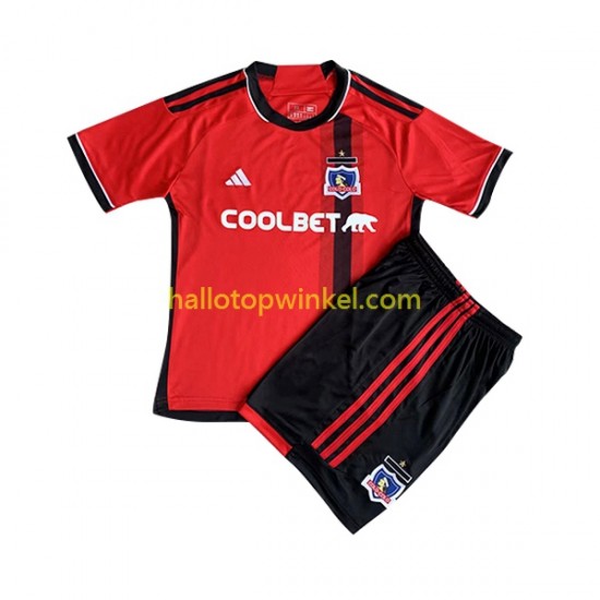 Colo-Colo Voetbalshirt Kleuters/Kids Uit Tenue 2023 Korte Mouw