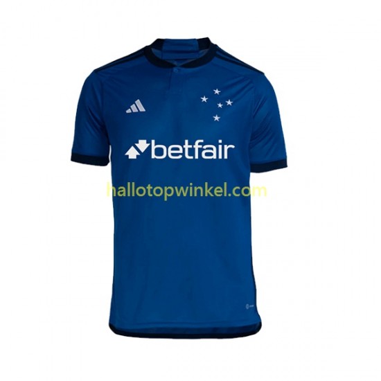 Cruzeiro Voetbalshirt Heren Thuis Tenue 2023 Korte Mouw