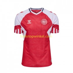 Denemarken Voetbalshirt Heren Thuis Tenue 2023 Korte Mouw