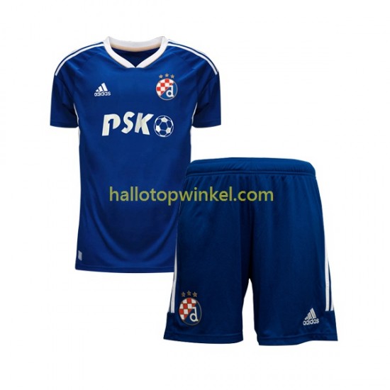 Dinamo Zagreb Voetbalshirt Kleuters/Kids Thuis Tenue 2022-2023 Korte Mouw