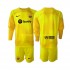 FC Barcelona Voetbalshirt Doelman Kleuters/Kids Vierde Tenue 2022-2023 Lange Mouw