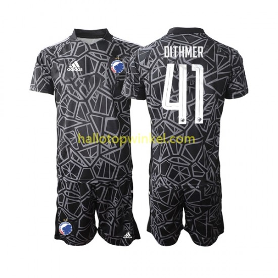 FC Kopenhagen Voetbalshirt Andreas Dithmer 41 Doelman Kleuters/Kids Thuis Tenue 2022-2023 Korte Mouw