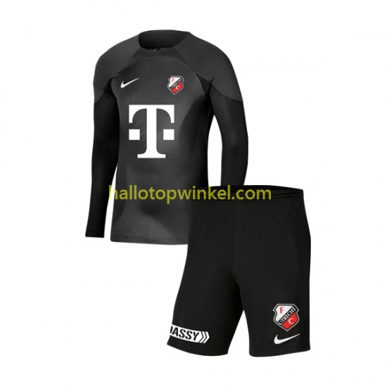 FC Utrecht Voetbalshirt Doelman Kleuters/Kids Thuis Tenue 2022-2023 Lange Mouw