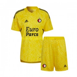 Feyenoord Rotterdam Voetbalshirt Doelman Kleuters/Kids Derde Tenue 2022-2023 Korte Mouw