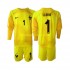 Frankrijk Voetbalshirt Hugo Lloris 1 Doelman Kleuters/Kids Derde Tenue WK 2022 Lange Mouw