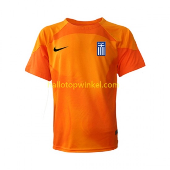 Griekenland Voetbalshirt Doelman Heren Derde Tenue 2022-2023 Korte Mouw