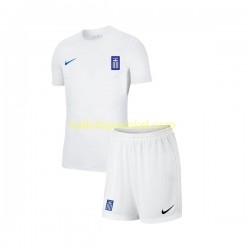 Griekenland Voetbalshirt Kleuters/Kids Uit Tenue 2022-2023 Korte Mouw