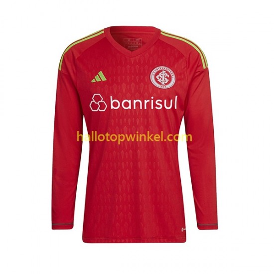 Internationaal Voetbalshirt Doelman Heren Thuis Tenue 2023-2024 Lange Mouw