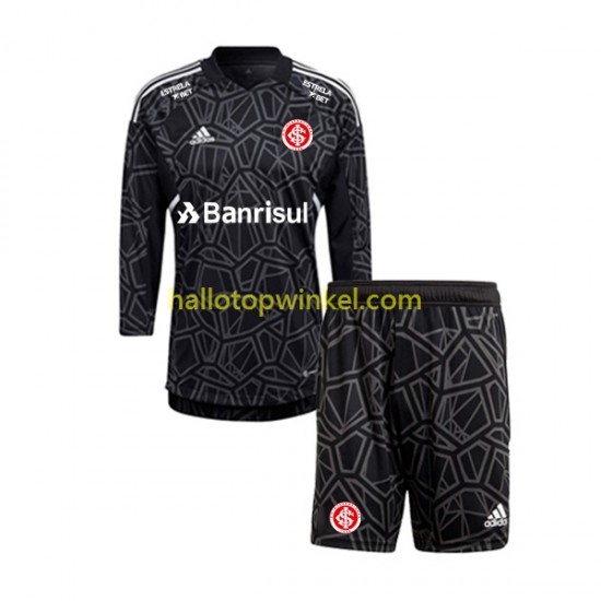 Internationaal Voetbalshirt Doelman Kleuters/Kids Thuis Tenue 2022-2023 Lange Mouw