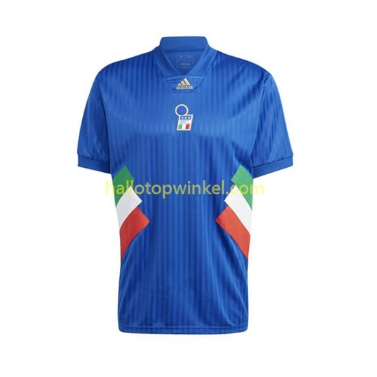 Italië Voetbalshirt Icon Retro Heren Thuis Tenue 2022-2023 Korte Mouw